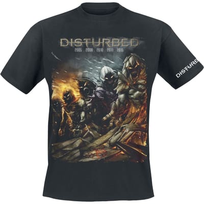 Disturbed T-shirt - Evolution - The Guy - S tot 3XL - voor Mannen - zwart