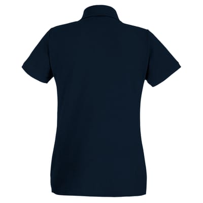 Fruit of the Loom Dames/Dames Lady Fit Poloshirt met korte mouwen (Middernacht blauw)