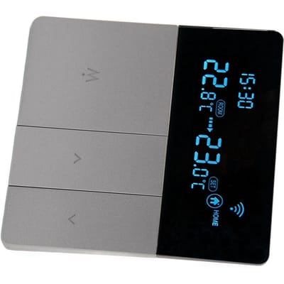 Digitale Thermostaat Afstandsbediening Temperatuurregelaar AC 90?240V voor waterverwarming zonder WiFi gray