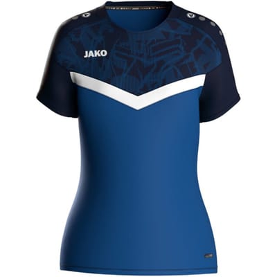 Jako Iconic T-Shirt Dames - Royal / Marine | Maat: 34