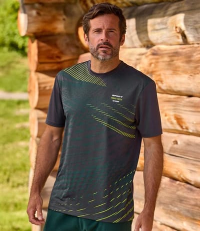 ATLAS FOR MEN - Set van 3 sportieve T-shirts - Heren - Verkrijgbaar in grote maten - XXL