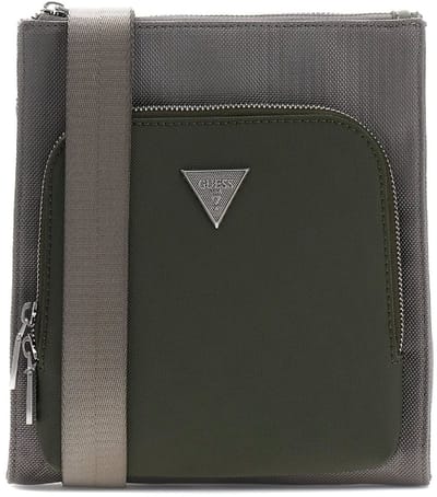GUESS schoudertas Berna Crossbody Flat Military Green kaki
