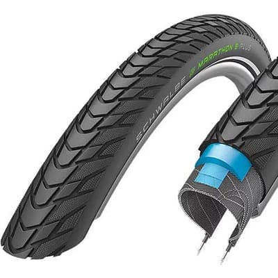 Schwalbe E-bike buitenband - 5mm anti-lek - reflecterend zwart - 28x1.75
