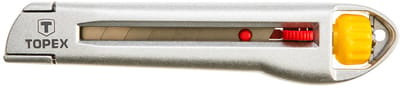 Topex Serie - Breekmes - 18 mm Mes - Metalen Behuizing - Ergonomisch