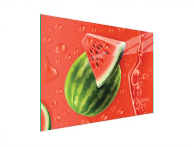 TMK ArtDeko Serie - Snijplank - Glas - 40x30 cm - Arbuzenmotief