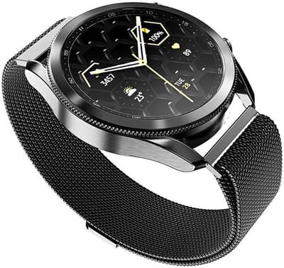 Mercury Mesh Apple Watch band 38/40/41 mm zwart/zwart