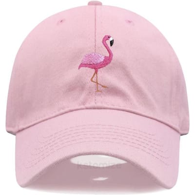 Dieren Borduurwerk Flamingo Baseballpetten Voor Mannen Vrouwen Retro Zacht Gewassen Katoen Dad Hat Snapback Pet Dropshipping Adjustable gray