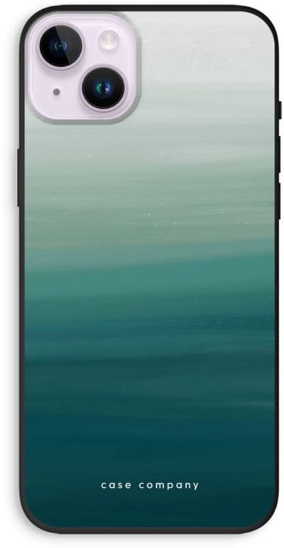 Case Company® - Hoesje geschikt voor iPhone 14 Plus hoesje - Ocean - Biologisch Afbreekbaar Telefoonhoesje - Bescherming alle Kanten en Schermrand