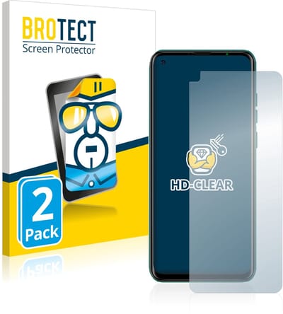 BROTECT - Screenprotector voor Ulefone Note 11P - Folie Beschermfolie transparant 2 Stuks