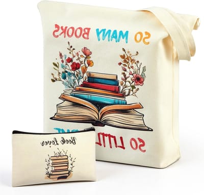 Grote Jute Tas met Bloemenprint voor Vrouwen - Lange Handvatten, Ideaal voor Winkelen, Cosmetica en Cadeaus voor Feestdagen