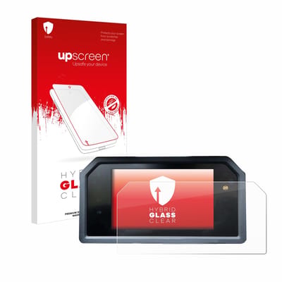 upscreen - Screenprotector voor Yamaha Tmax 560 2023 - Folie Beschermfolie Beschermglas transparant