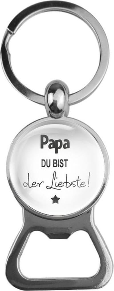 Bieropener Glas - Papa Du Bist Der Liebste