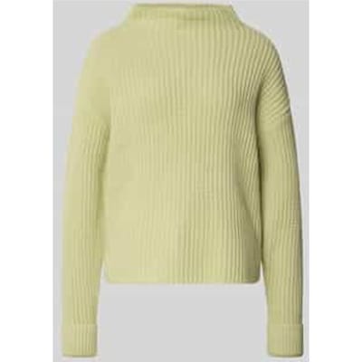Regular fit pullover met turtleneck van katoenmix, model 'SELMA'