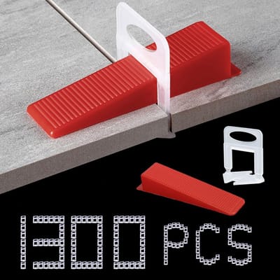 Tegel Nivelleringssysteem - Tegel Leveling Tool - Tegels Plaatsen - 1300 Delige Set - 1/16 Inch