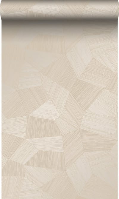 Origin Wallcoverings behang grafisch 3D motief gebroken wit - 53 cm x 10.05 m - 347986