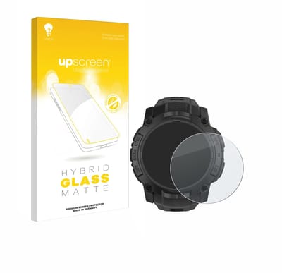 upscreen - Screenprotector voor Garmin Instinct 3 Solar Tactical Edition (50 mm) - Folie Beschermfolie Beschermglas matte