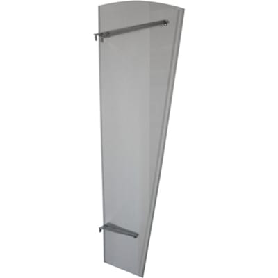 Zijpaneel Mette 167 X 60/30cm Zilver
