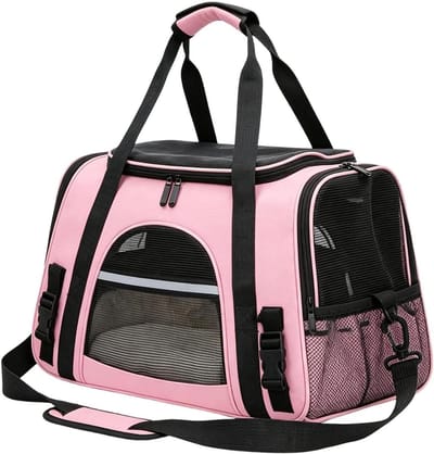 Huisdier Draagtas - Reismand Kat Puppy - Comfortabel Reizen - Uitstekend Ademend Vermogen - 46 x 20 x 1 cm