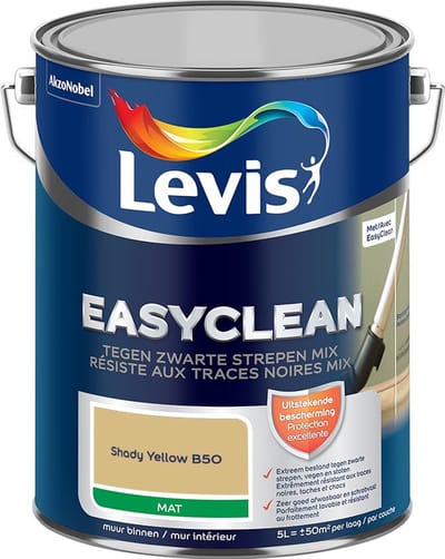 Levis - Easyclean Tegen Zwarte Strepen Mix - Shady Yellow B50 - Mengverf - 5 L