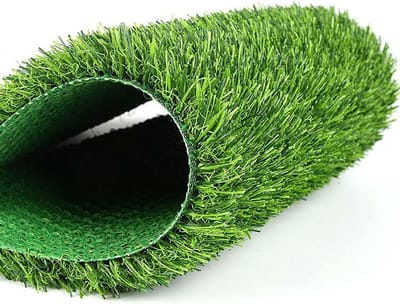 Kunstgras Tapijt - Nep Gras Mat - Balkon Terras Decoratie - Hoge Dichtheid Weelderig - 3cm Stapelhoogte - Groen