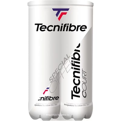 Tecnifibre Bipack Court Tennisballen Transparant 8 Balls