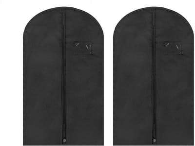 Allecto - Opbergtas - Kledingbescherming - Waterdicht en ademend - Zwart - Stofhoes - Ideaal voor jassen en mantels - 60 x 100 cm