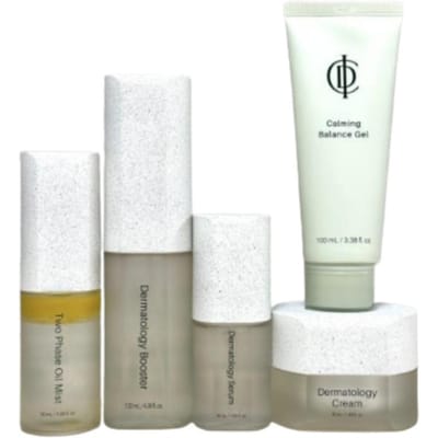 INCELLDERM Vernieuwende Huidverzorging 5-delige Set Booster Serum Crème Kalmerende Gel Mist