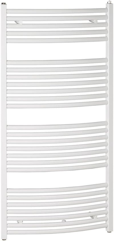 Zehnder Badkamerradiator Zeno Bow, 1508x495 mm (HxL), Zijaansluiting, gebogen, ZNT-150-050, ZZ300450B100000