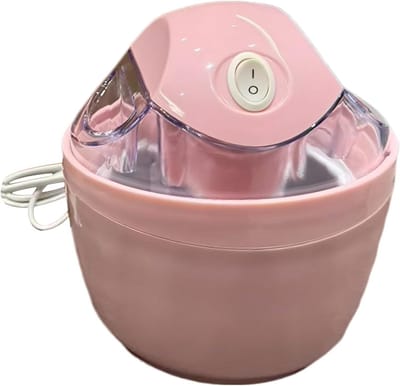 Automatische Ijsmachine - Dessertmaker - Gezonde Desserts Maken - Compact Ontwerp - 500 ml - Roze