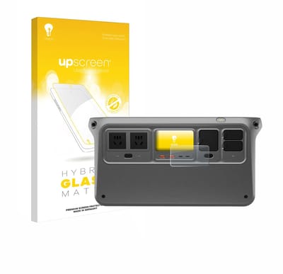 upscreen - Screenprotector voor DJI Power 1000 V2 - Folie Beschermfolie Beschermglas matte