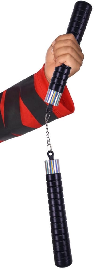 Ninja Nunchucks Speelgoedwapen Kinderen 19 cm Zwart
