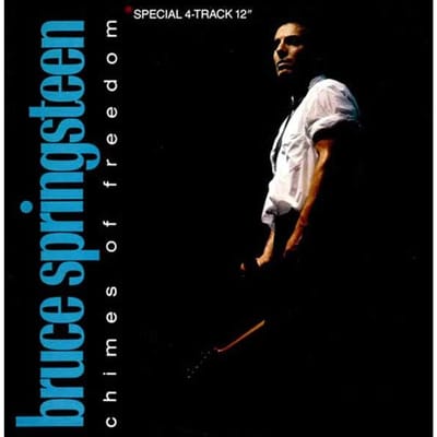 12-inch Plaat BRUCE SPRINGSTEEN Chimes Of Freedom 4C44445 COLUMBIA 1988 VS Rock Gebruikt white