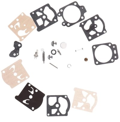 MTTproducts - Carburateur Reparatie Kit - Vervangt 109 100 102 110 111 115 PS43 - Hoogwaardige materialen - Geschikt voor Walbro - 9,5 x 6 x 1 cm