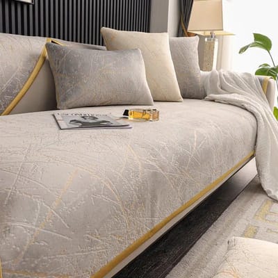 Noordse Licht Luxe Bankovertrek Kussen Modern Eenvoudig Leren Bankovertrek Vier Seizoenen Antislip Achterhanddoek Voor Woonkamer Decoratie 70x70cm 1pcs