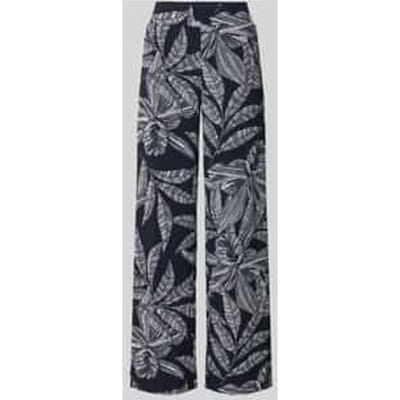 Broek in all-over look met steekzakken