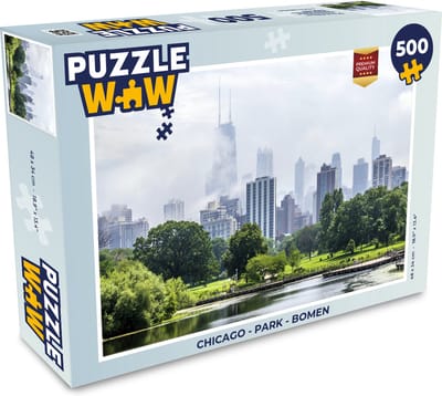 Puzzel Chicago - Park - Bomen - Legpuzzel - Puzzel 500 stukjes