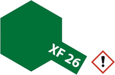 Tamiya Hobbyverf Acrylverf - XF-26 Dark Green - Matt - Acryl - 23ml Verf potje - 23 ml