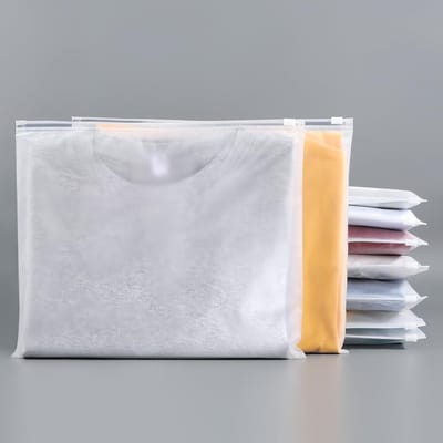 Herbruikbare Ritszakken 25 stuks 30x25cm Waterdichte Frosted Zakjes voor Kleding, Ondergoed en Handdoeken, Ideaal voor Reizen en Organisatie