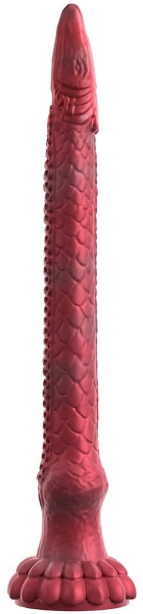 Gigantische Lange Fantasie Dildo - Extreme Lange Rode Dildo 65 CM Lang