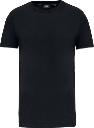 WK. Designed To Work T-shirt Day To Day korte mouwen WK3020 - BLACK / SILVER - XXL