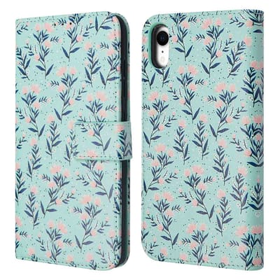 imoshion Hoesje - Geschikt voor Apple iPhone XR - Design Bookcase smartphone - Blue Flowers