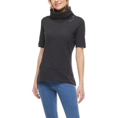 Dames turtleneck katoenen T-shirt Ragwear Lektra