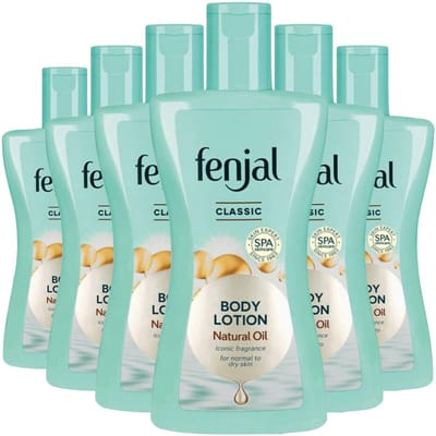 Fenjal Cassic Body Lotion - 6 x 200 ml - Voordeelverpakking