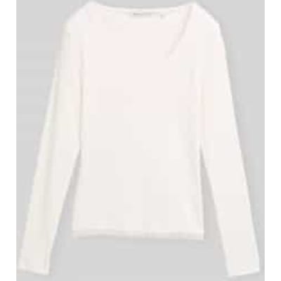 slim fit shirt met lange mouwen van katoenmix