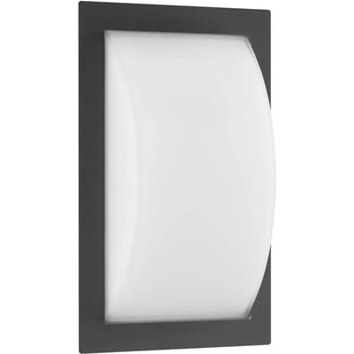 LCD LED buiten wandlamp Ivett, grafiet, bewegingsmelder
