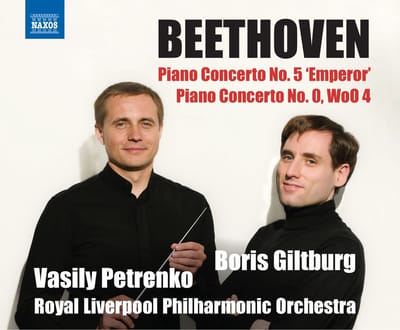 Boris Giltburg, Vasily Petrenko, Royal Liverpool Philharmonic Orchestra - Beethoven: Piano Concerto No.5 'Emperor' | Piano Concerto No.0, WoO 4 (CD)