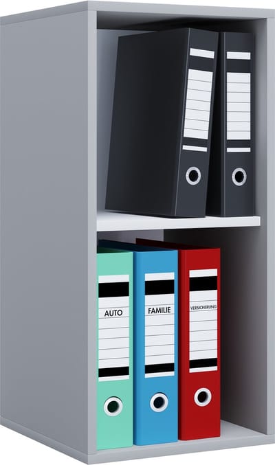 Houten kantoorstandaard plank boeken mappen archief plank boekenplank Lona l 2f