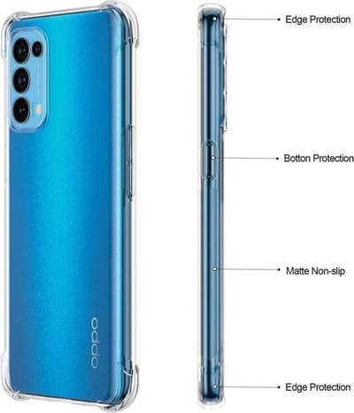 Hoesje Geschikt voor Oppo Find X3 Neo hoesje shock proof transparant - Hoesje Geschikt voor Oppo Find X3 Neo Silicone clear hoesje - Hoesje voor Hoesje Geschikt voor Oppo Find X3 Neo