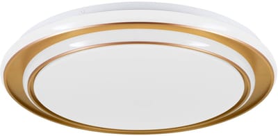 EGLO Moschetta Plafondlamp - Ø 49 cm - Goud/Wit - Instelbaar wit licht (warm, neutraal en daglicht)