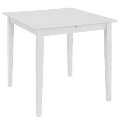 vidaXL - Eettafel - verlengbaar - (80-120)x80x74 - cm - MDF - wit